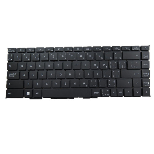 Laptop Per key RGB Backlit Keyboard For MSI Creator Z16 A11U A11UE A11UET A12U A12UET Canada CA Black No Frame
