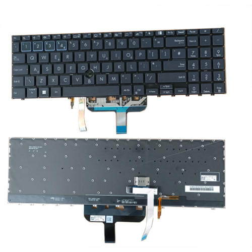 Laptop Keyboard For ASUS ExpertBook L2 L2502FYA L2502CYA United Kingdom UK With Backlit Black