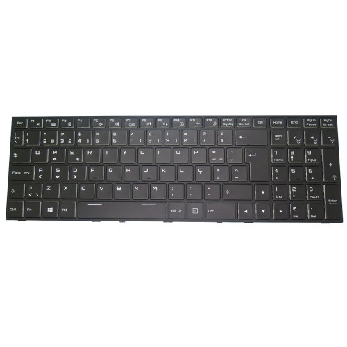 Laptop keyboard For Hyperbook SL503 VR P651HP P651HP6-G With Frame Black Portuguese PO With Backlit