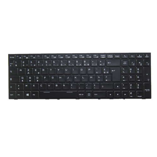 Laptop keyboard For Hyperbook SL703 i7 GTX 1060 With Frame Black French FR With Backlit