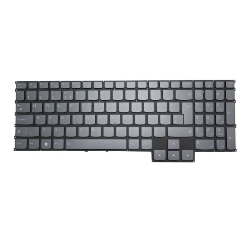 Laptop Keyboard For Lenovo Legion Slim 5 16APH8 82Y9 United Kingdom UK With Single Color Backlit Gray New