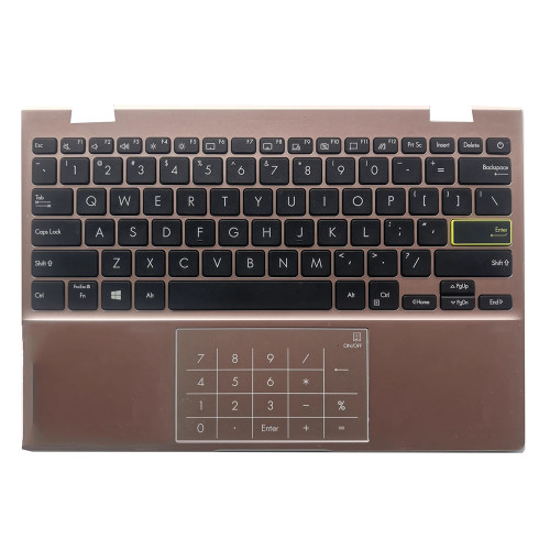 Laptop PalmRest&keyboard For ASUS E210KA Gold Top Case United States US keyboard used