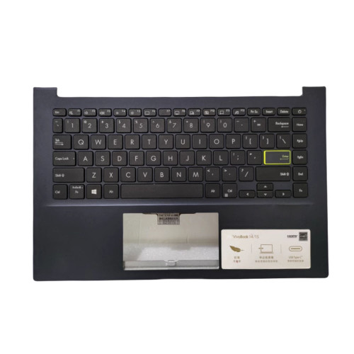 Laptop PalmRest&keyboard For ASUS VivoBook Ultra K14 KM413UA KM413UAY Blue top case With United States US keyboard