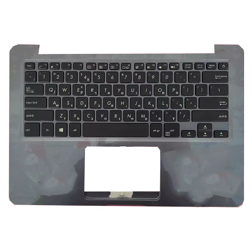Laptop PalmRest&keyboard For ASUS VivoBook L406MA L406NA L406SA Gray Top Case Black Hebrew HB keyboard