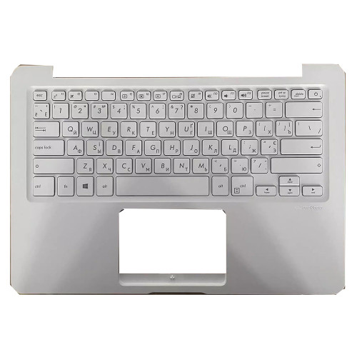 Laptop PalmRest&keyboard For ASUS VivoBook E406MA E406NA E406SA White Top Case White Russian RU keyboard