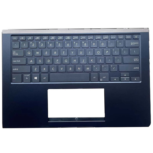 Laptop PalmRest&keyboard For ASUS Zenbook Pro UX450FD UX480FD RX480FD Blue Top Case With Backlit United States US Keyboard