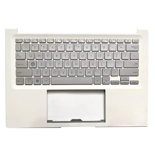 Laptop PalmRest&keyboard For ASUS VivoBook 14 S1403 S1403ZA S1403QA White Top Case With Backlit Silver United States US keyboard