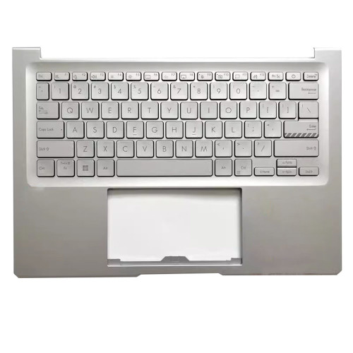 Laptop PalmRest&keyboard For ASUS VivoBook 14 S1403 S1403ZA S1403QA Silver Top Case With Backlit Silver United States US keyboard