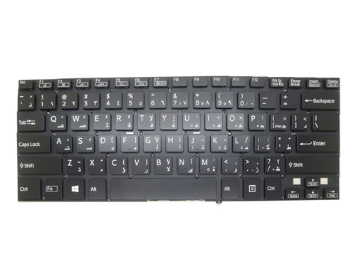 Laptop Keyboard For SONY SVF14 SVF14213SA SVF14213SF SVF14213SG SVF14218SA SVF14219SA SVF14219SF SVF14N16SG Arabia AR Black With Backlit New