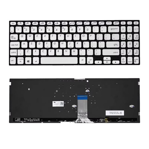 Laptop Keyboard For ASUS S530FA S530FN S530UA S530UF S530UN United States US Without Frame Silver With Backlit
