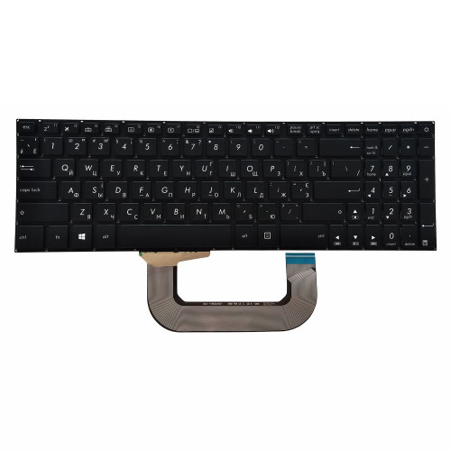 Laptop Keyboard For ASUS X704QA With Backlit Russian RU Black
