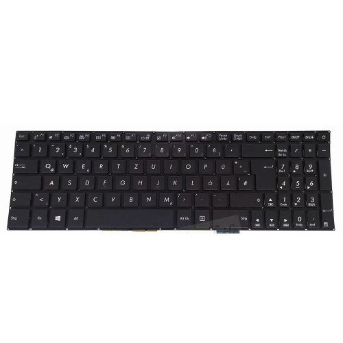 Laptop Keyboard For ASUS X704QA German GR Black