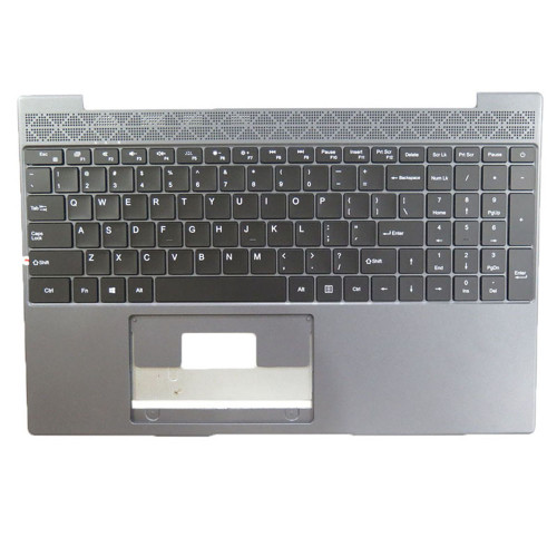 Used Laptop Grey PalmRest&Keyboard For Teclast F15 PLUS 2 TE10 ID G1F1 G1F2 MB3501091 F0006-091 Y1505-A English US Backlit Black Keyboard F15 PLUS 2 VER2 90% New