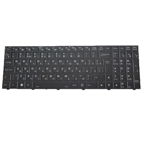 Laptop No Backlit Paper Keyboard For CLEVO PC70 PC70DC PC70DD2 PC70DF1 (PC70DN2 PC70DR PC70DP PC70DS)(-D) Russian RU With Black Frame