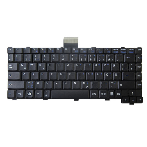 Laptop No Backlit Keyboard For Mitac M230N2 German GR Black New