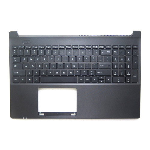 Laptop Palmrest For Dynabook Satellite Pro L50-G-11V L50-G-120 L50-G-123 L50-G-127 L50-G-128 L50-G-129 L50-G-132 L50-G-135 L50-G-138 L50-G-139 L50-G-13D L50-G-13F With English US Keyboard Black Upper Case New