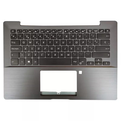 Laptop PalmRest&keyboard For ASUS P5240UA P5240UF Grey Top Case Spanish SP Black Keyboard
