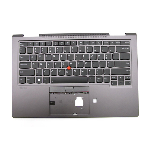Laptop PalmRest&keyboard For Lenovo ThinkPad X1 Yoga 4th Gen 5M10V24845 5M10V24881 English US With Backlight Grey WLAN New