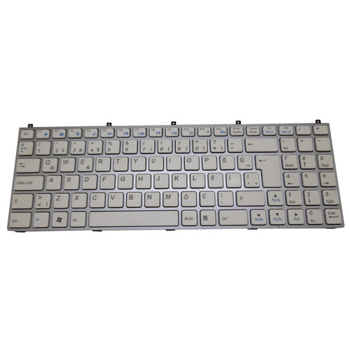 Laptop Without Backlit Keyboard For Proline X8100 Turkey TR White With Sliver Frame New