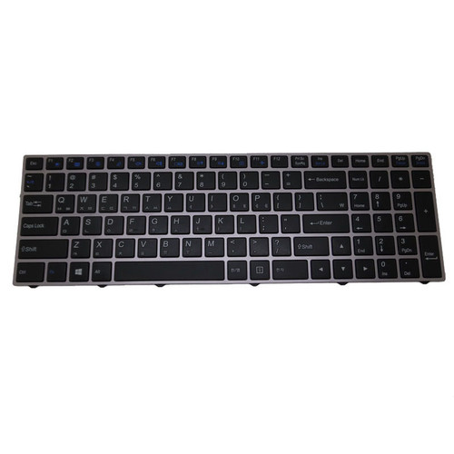 Laptop Keyboard For Proline W950KL Korean KR Black With Purple Frame New