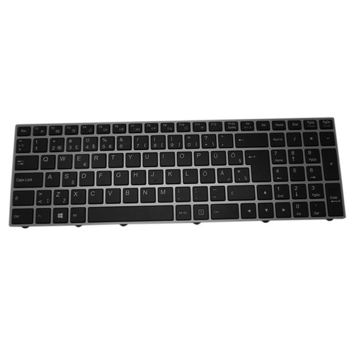 Laptop Keyboard For Proline W955TU Estonia ES Black With Purple Frame New
