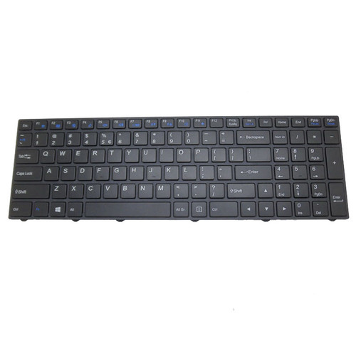 Laptop Keyboard For Proline WA50S United States US Black With Black Frame New