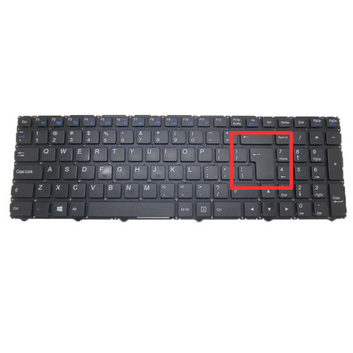 Laptop Keyboard For Proline WA50SHQ With Big Ctrl United States US Black Without Frame New