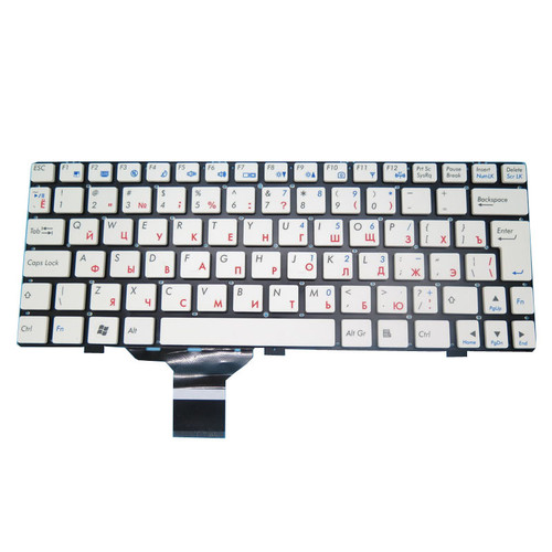 Laptop Keyboard For Avell P110 Russian RU White Without Frame New