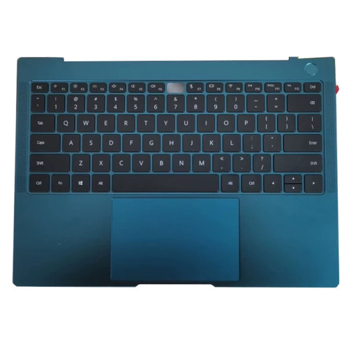 Laptop PalmRest&keyboard For HUAWEI MateBook B7-410 MDZ-WFH9A MDZ-WFE9A MDZ-WFE9B MDZ-WDH9A MDZ-WDH9B Green Top Case With Backlit United States US Black keyboard