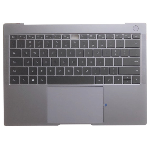 Laptop PalmRest&keyboard For HUAWEI MateBook B7-410 MDZ-WFH9A MDZ-WFE9A MDZ-WFE9B MDZ-WDH9A MDZ-WDH9B Gray Top Case With Backlit United States US Black keyboard