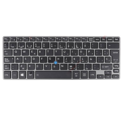 Laptop Keyboard For Toshiba For Portege Z30-A Z30t-A Spanish SP Black With Gray Frame With Backlit&Pointing New