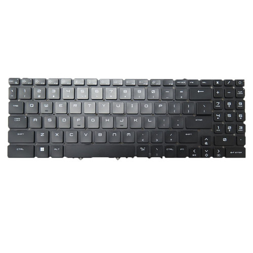 Laptop Per-Key RGB Backlit Keyboard For MSI Vector 17 HX A14V A14VHG A14VGG A14VFG A14VIG English US Black No Frame New