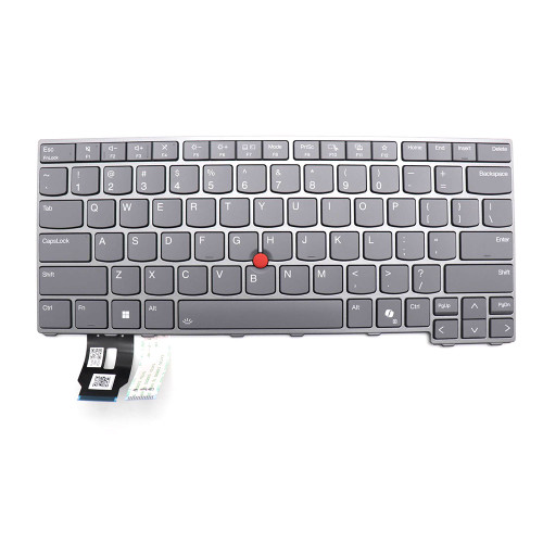 Laptop Keyboard For Lenovo ThinkPad T14 Gen 5 5N21M38598 5N21M38372 English US With Backlight Grey New