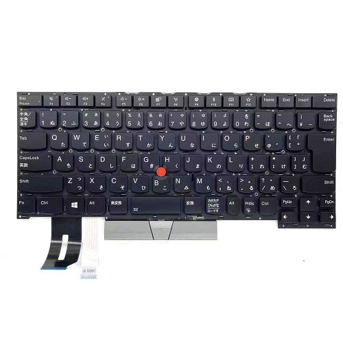 Laptop Keyboard For Lenovo ThinkPad T490s T495s Japanese JP With Backlight Gray New