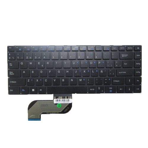 Laptop Keyboard MB3008034 F0044-034 No Backlit Spanish SP Black No Frame New