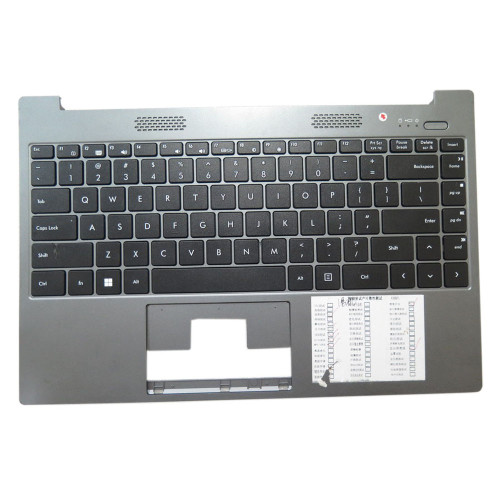 Used Laptop Grey PalmRest&Keyboard For Bmorn N14TPN English US No Backlit Keyboard New