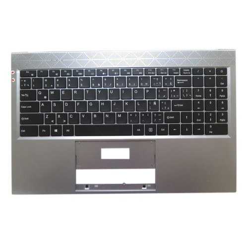 Used Laptop Silver PalmRest&Keyboard For IPASON P1 PRO+ Latin America LA Backlit Keyboard New