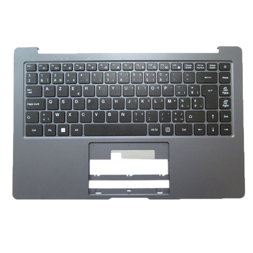 Used Laptop Gray PalmRest&Keyboard For Jumper EZBook S5 Belgium BE Keyboard Without Touchpad 90% New