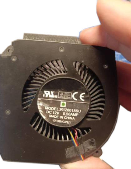 Laptop GPU FAN For EVERFLOW R128018SU DC12V  0.5AMP New