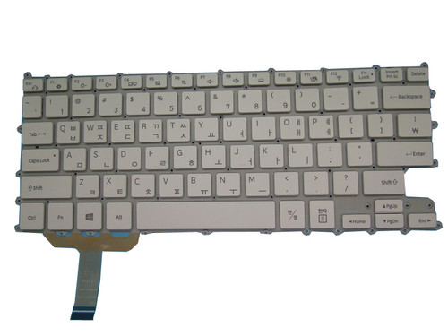 Laptop Keyboard For Samsung NT931XBE 931XBE Korea KR With Backlit White New