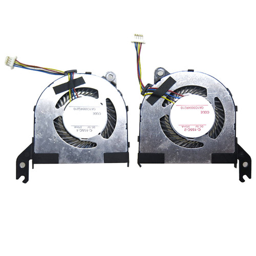 Laptop Fan C-155C-2 G61C0004R210 / C-155C-1 G61C0004Q210 A pair DC5V 370mA New