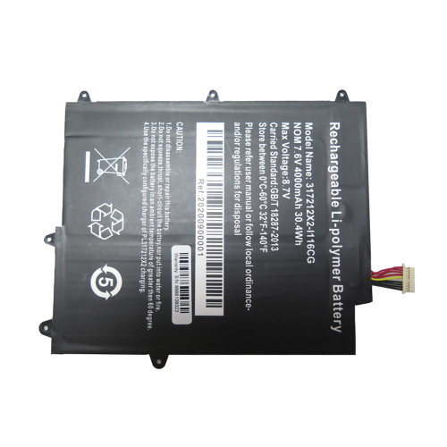 Laptop Battery TH116A 317212X2-I116CG 7.6V 4000MAH 30.4WH 10PIN 9Lines New