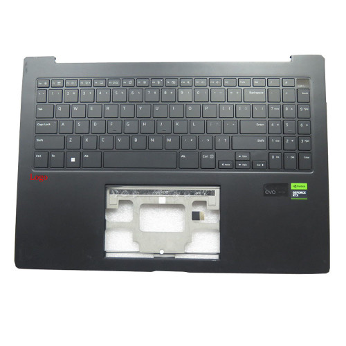 Used Laptop Black PalmRest&US Backlit Keyboard For LG 16Z90SP No Touchpad English US 90% New