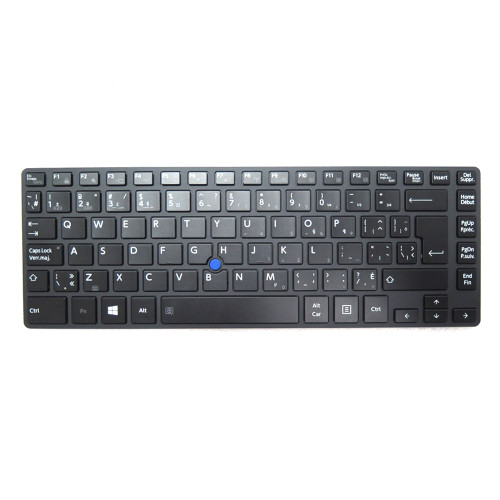 Laptop Keyboard For Toshiba Tecra Z40-C Z40-C-107 Z40-C-11Q Z40-C-11R Z40-C-11T Z40-C-15H Canada CA Big Enter Black With Frame With Backlit&Pointing New