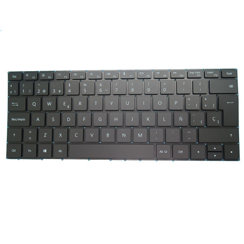 Laptop Keyboard For HUAWEI MateBook 13 HNL-WFP9 HNL-WFP9B Spanish SP Black With Backlit