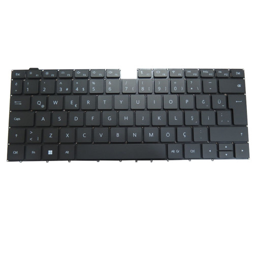 Laptop Keyboard For HUAWEI MateBook 16 CREM-WFD9 Turkish TR Black With Backlit