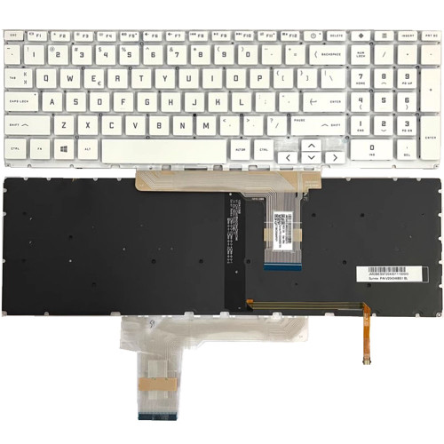Laptop Keyboard For HP Victus 15-FA0000 15-FA1000 15-FB0000 15-FB1000 15-FB2000 with backlit United States US White