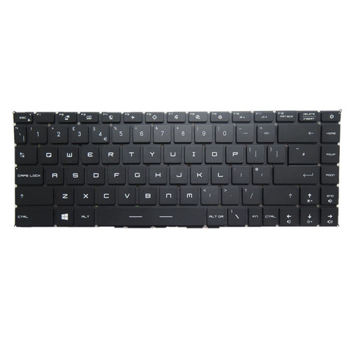 Laptop With Backlit Keyboard For MSI Vector GP66 12U 12UE 12UG 12UGS 12UH 12UHS 12UHO 12UGSO 12UEO United Kingdom UK Black New