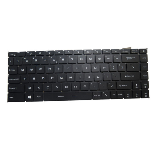 Laptop RGB Backlit Keyboard For MSI Vector GP66 12U 12UE 12UG 12UGS 12UH 12UHS 12UHO 12UGSO 12UEO English US Black New