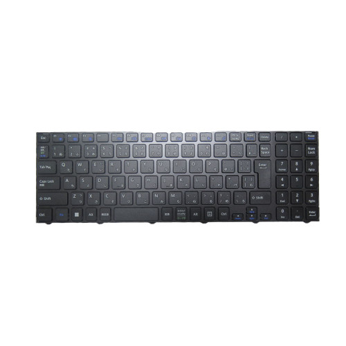 Laptop Keyboard For CVM19G90J0-4302 6-80-NJ510-210-1M Japanese JP With Black Frame New